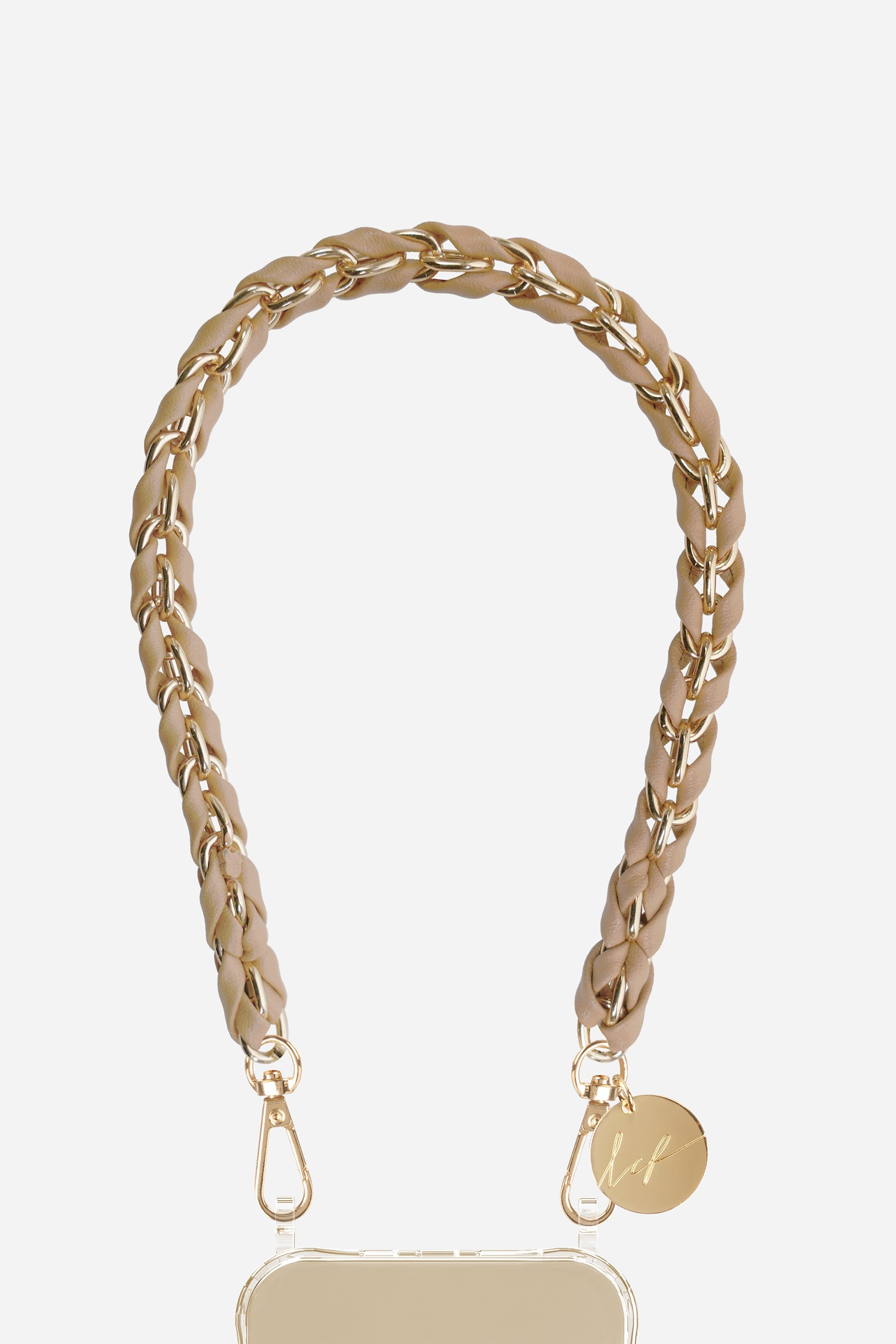 Chaine Courte Lou Camel 40 cm