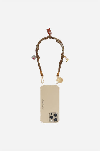 Chaine Courte Laia Marron 40 cm