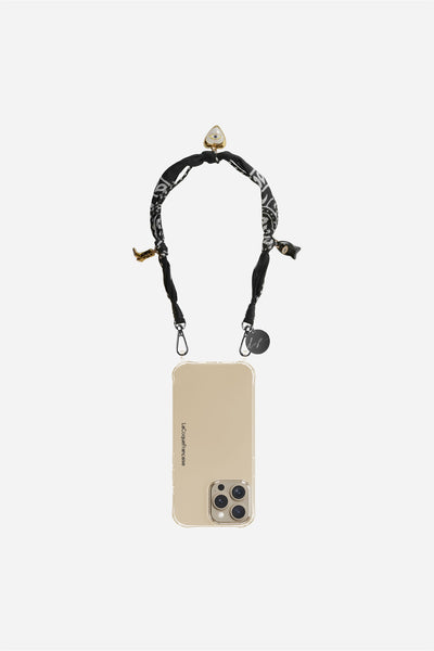 Chaine Courte Laia Noir 40 cm