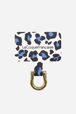 Adaptateur Personnalise Leopard Beige Et Bleu