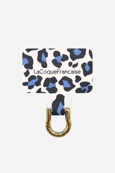 Adaptateur Personnalise Leopard Beige Et Bleu