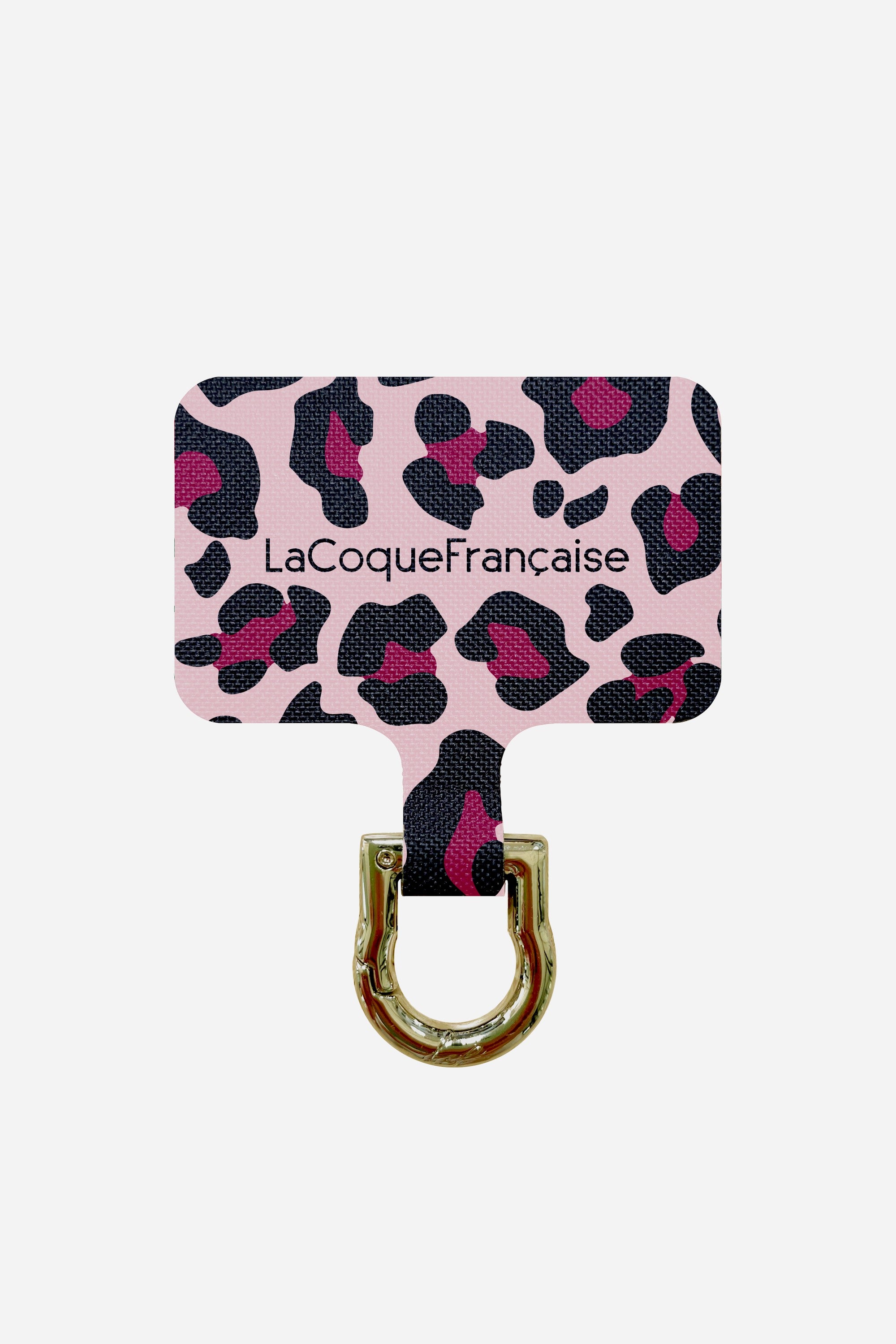 Adaptateur Personnalise Leopard Rose Et Bordeaux