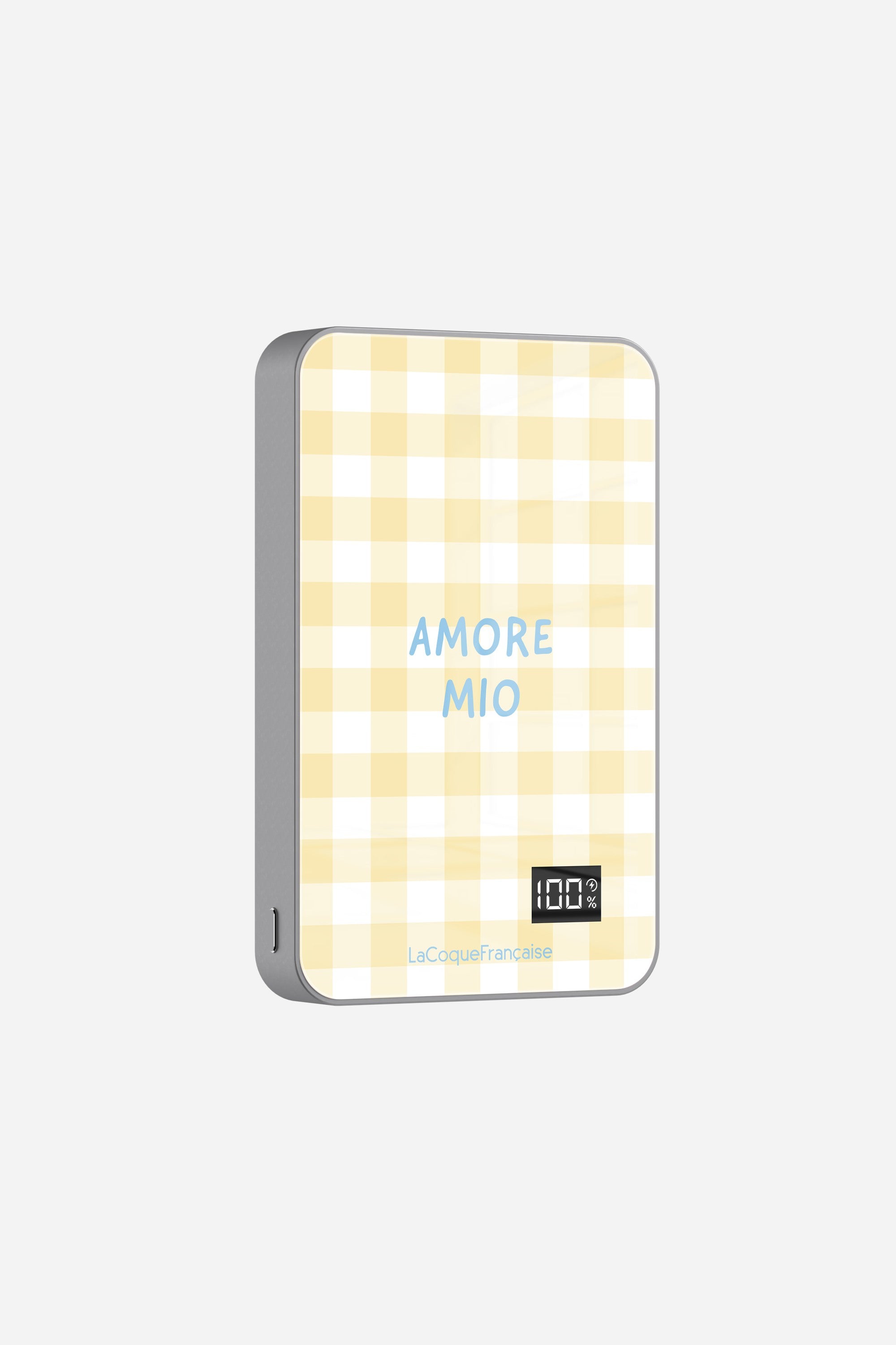 Batterie Magsafe Amore Mio Vichy Jaune Jaune 10 000 Mah