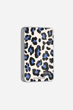 Batterie Magsafe Leopard Beige Et Bleu Bleu 10 000 Mah
