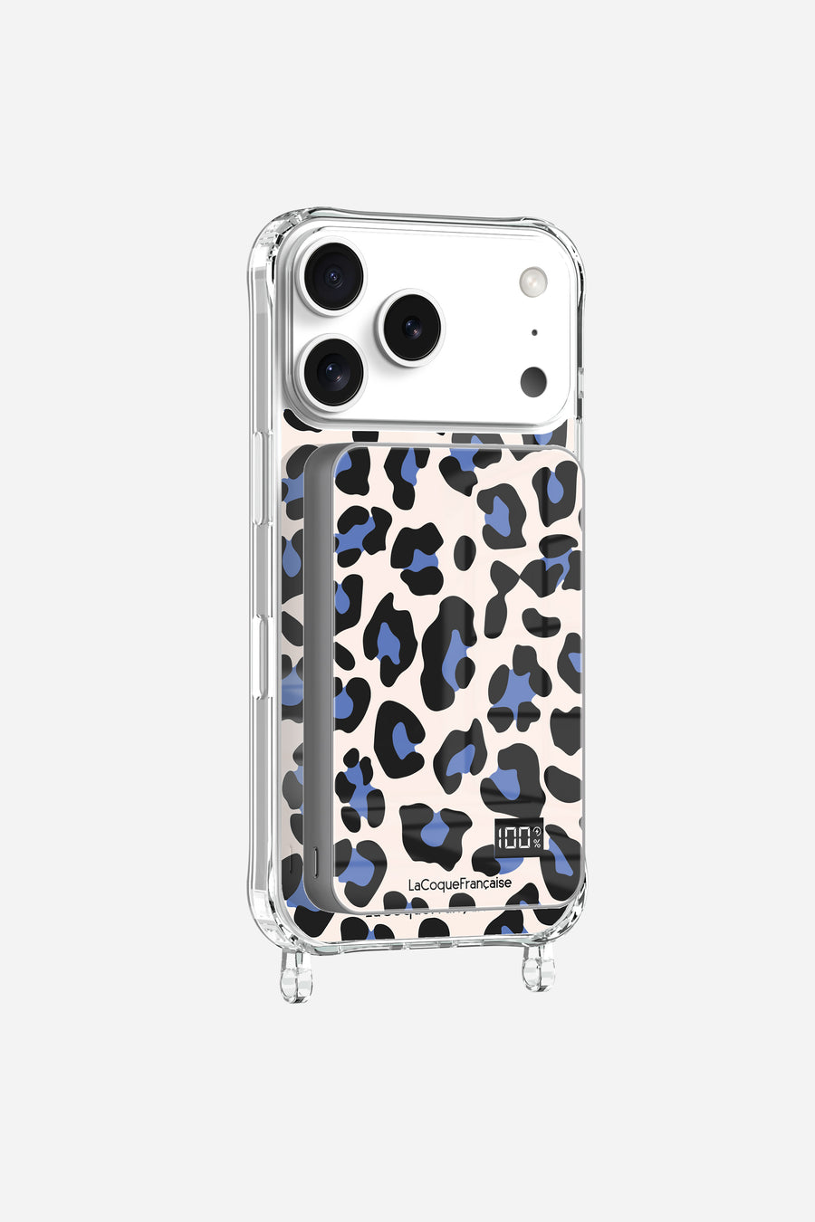 Batterie Magsafe Leopard Beige Et Bleu Bleu 10 000 Mah - 2