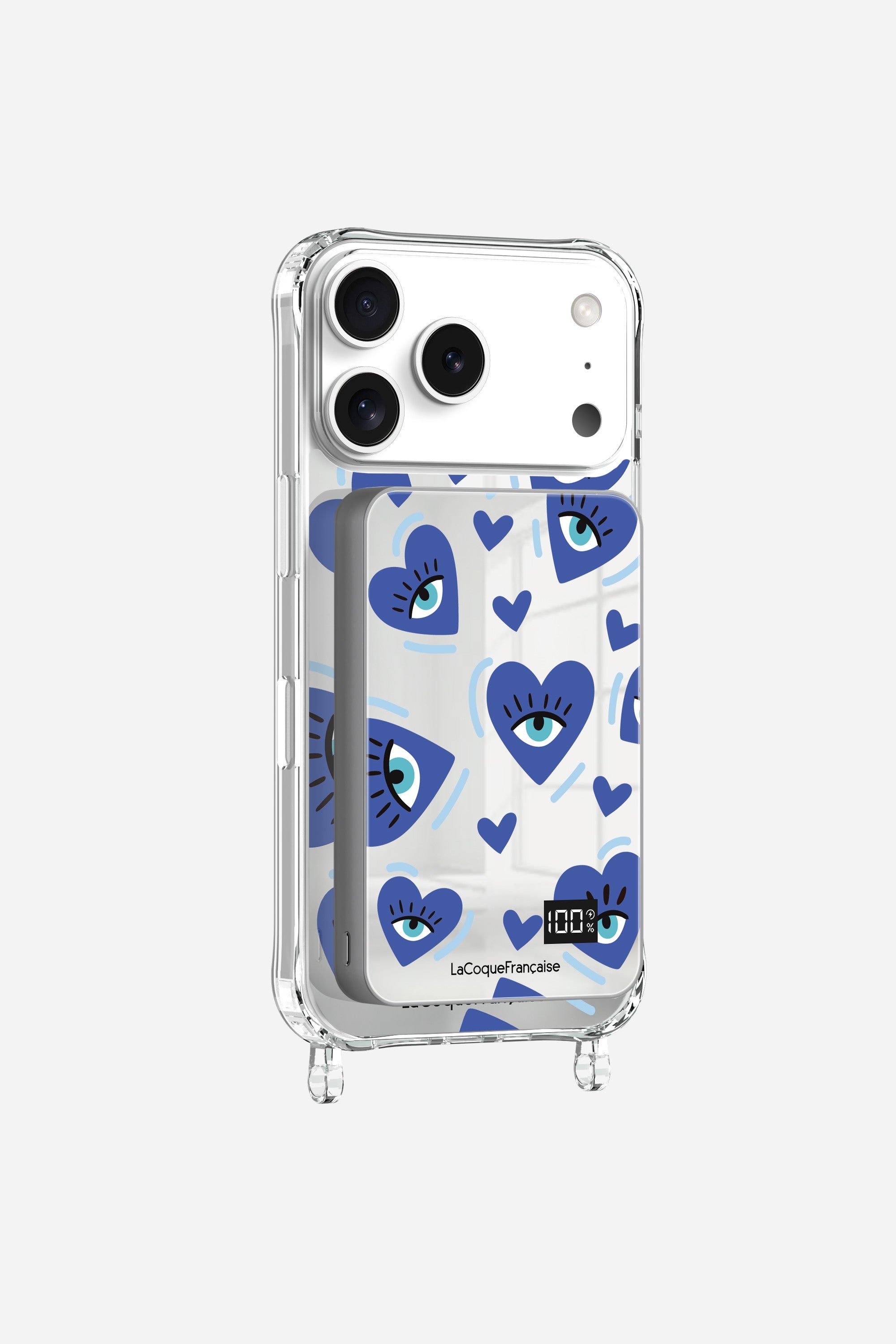 Batterie Magsafe Yeux D'amour Bleu Bleu 10 000 Mah