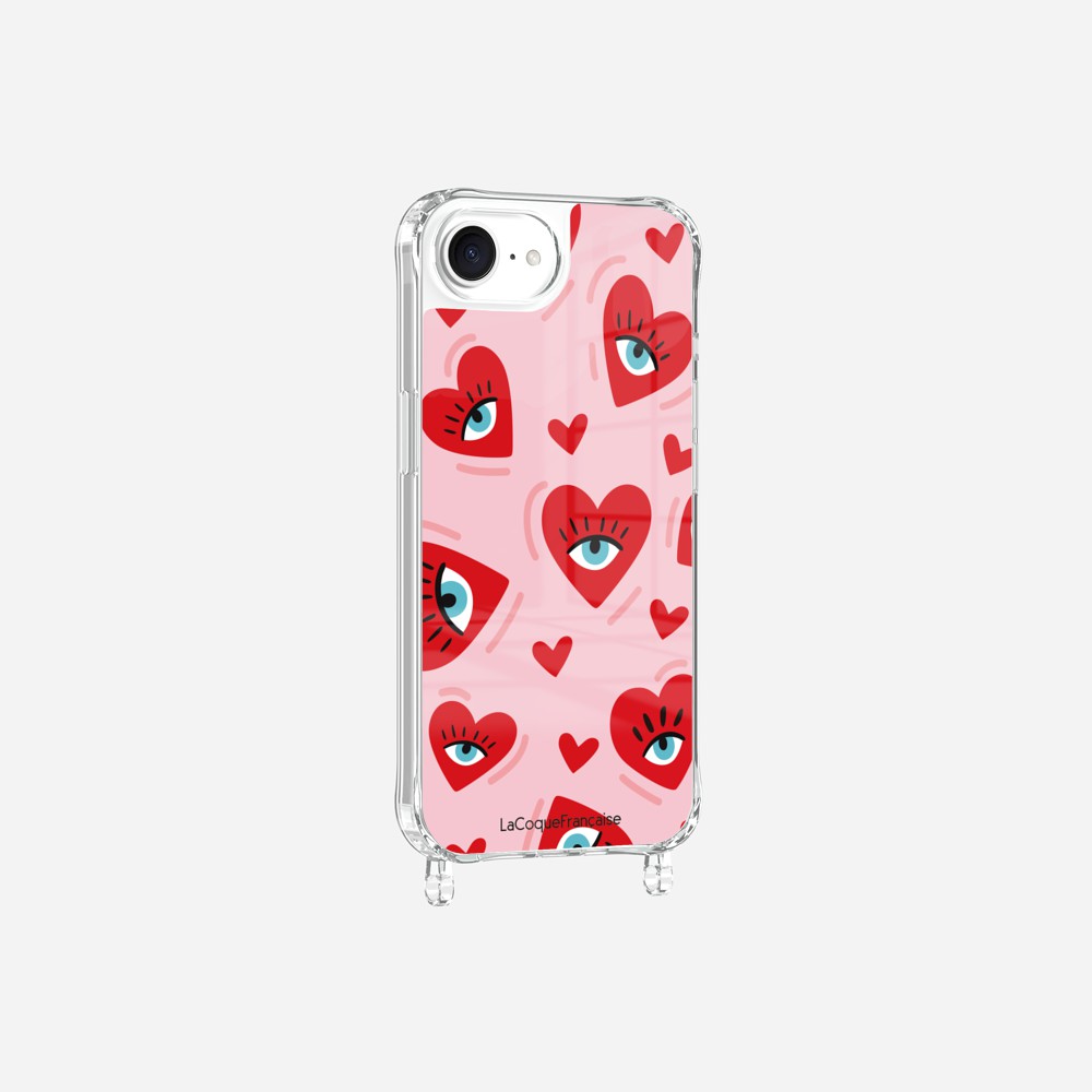 Coque Anneaux Imprimee Yeux D'amour