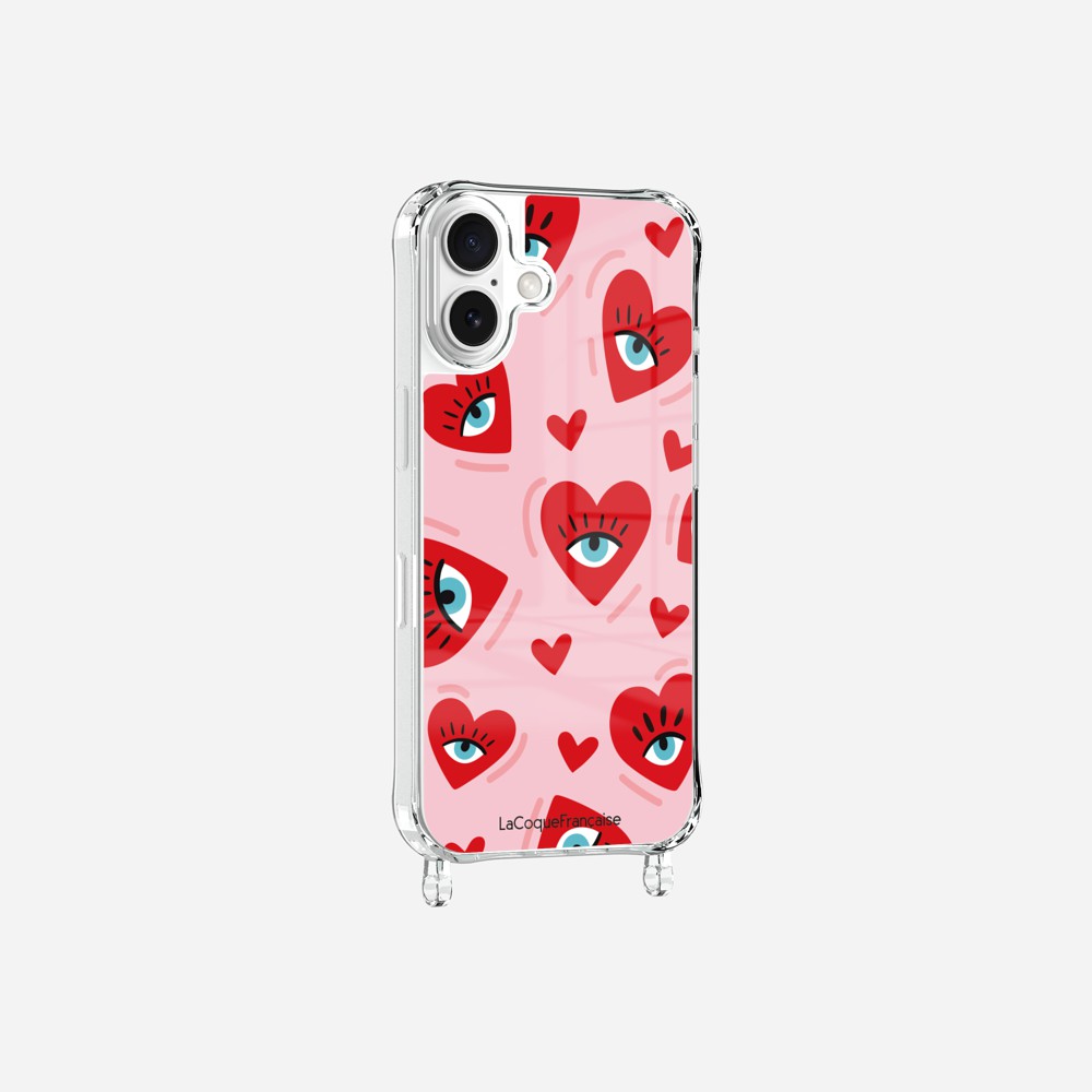 Coque Anneaux Imprimee Yeux D'amour