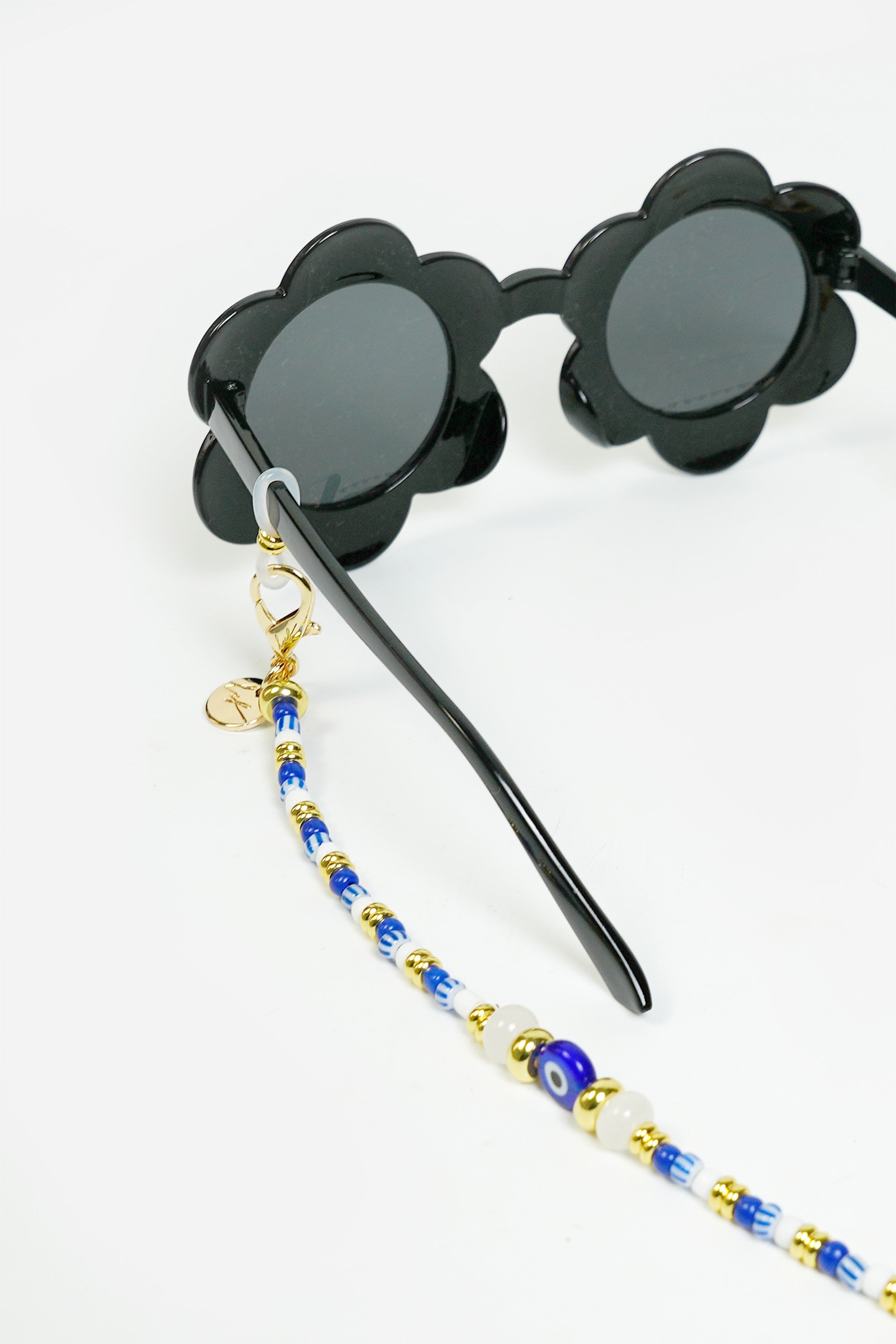 Bijoux Chaine De Lunettes Idra Bleu 72 cm