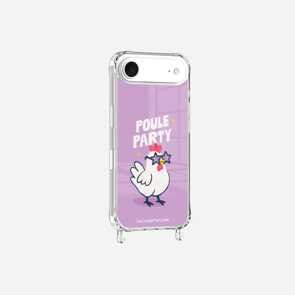 Coque Anneaux Imprimee Poule Party