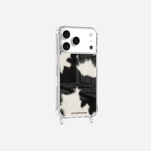Coque Anneaux Imprimee Vache Noire - 3