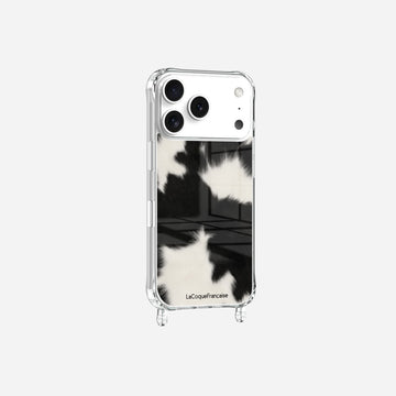 Coque Anneaux Imprimee Vache Noire - 3