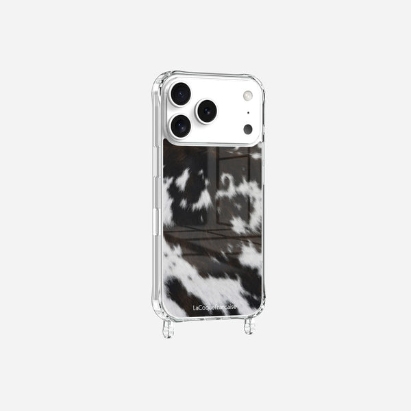 Coque Anneaux Imprimee Vache Bicolore - 3