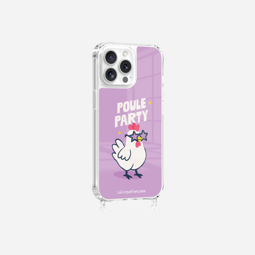 Coque Anneaux Imprimee Poule Party