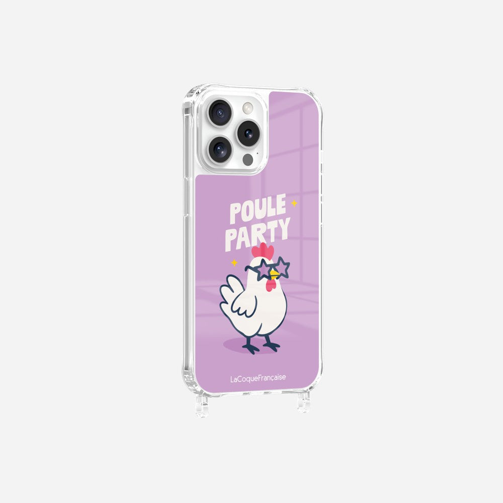 Coque Anneaux Imprimee Poule Party