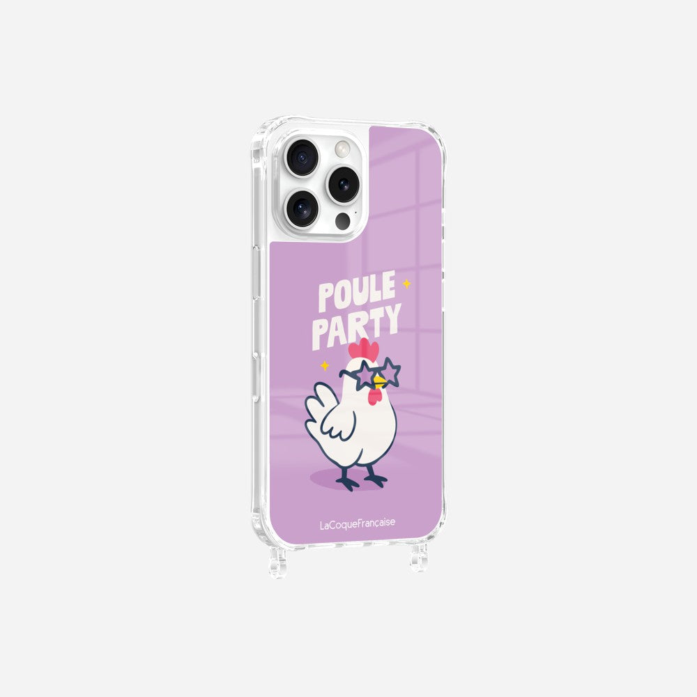 Coque Anneaux Imprimee Poule Party
