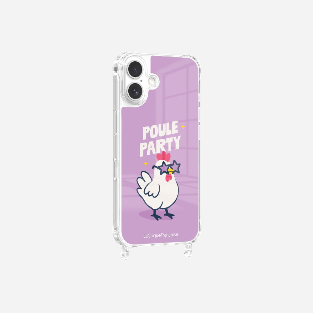 Coque Anneaux Imprimee Poule Party