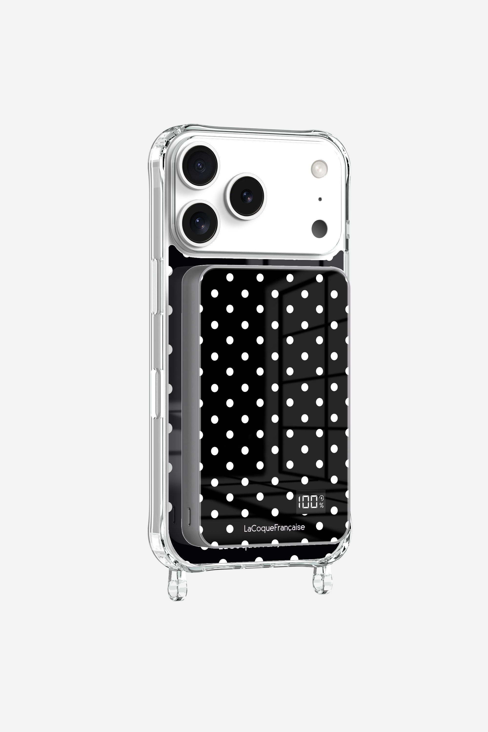 MagSafe Battery White Black Dots 10,000 mAh