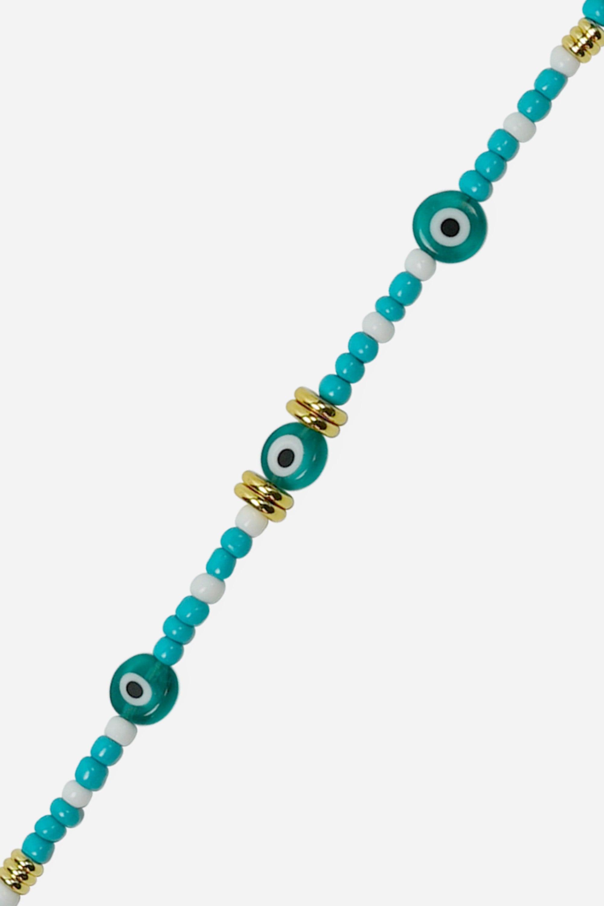 Chaine Longue Paros Turquoise 120 cm