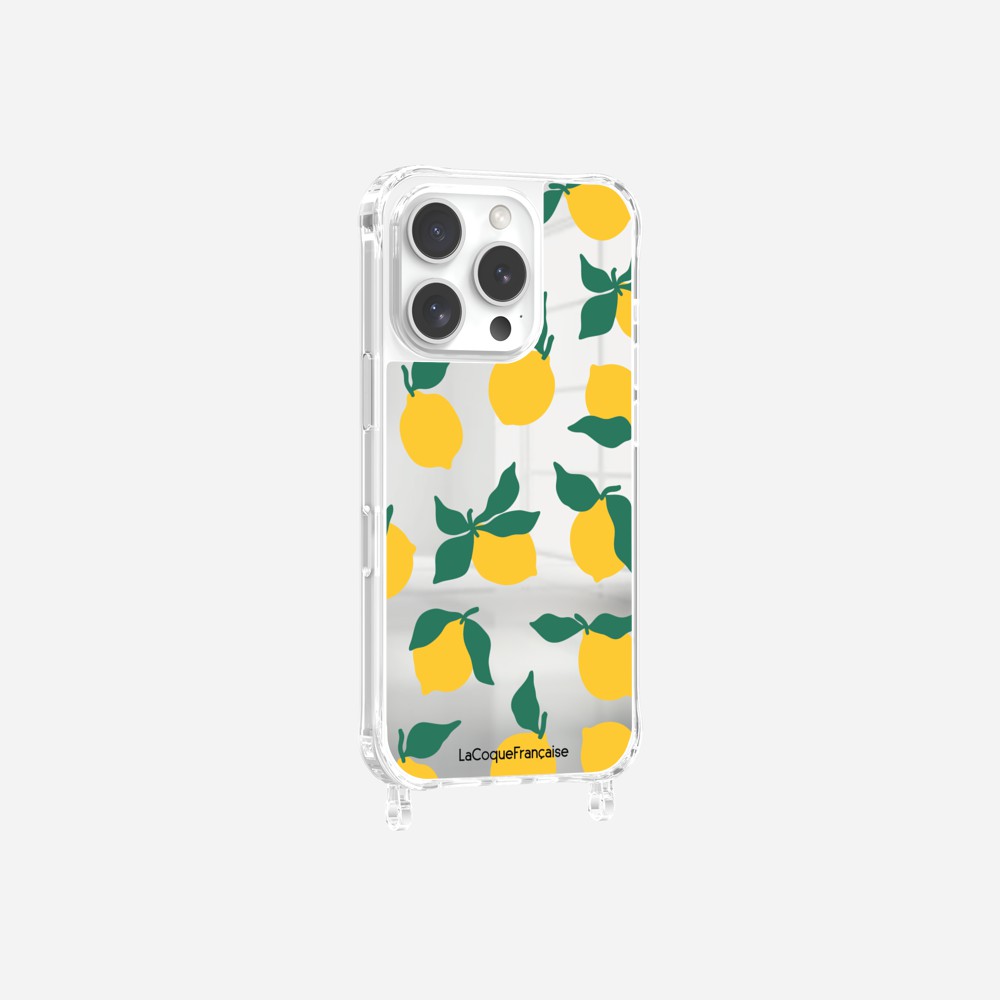 Coque Anneaux Miroir Imprimee Limonade