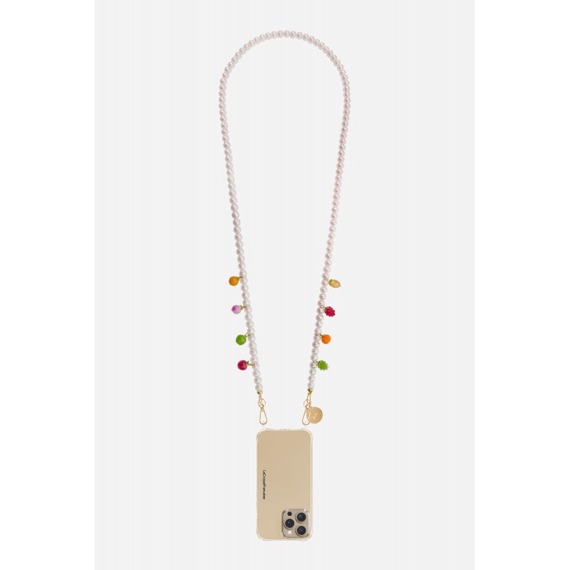 Chaine Longue Red Blanc 120 cm