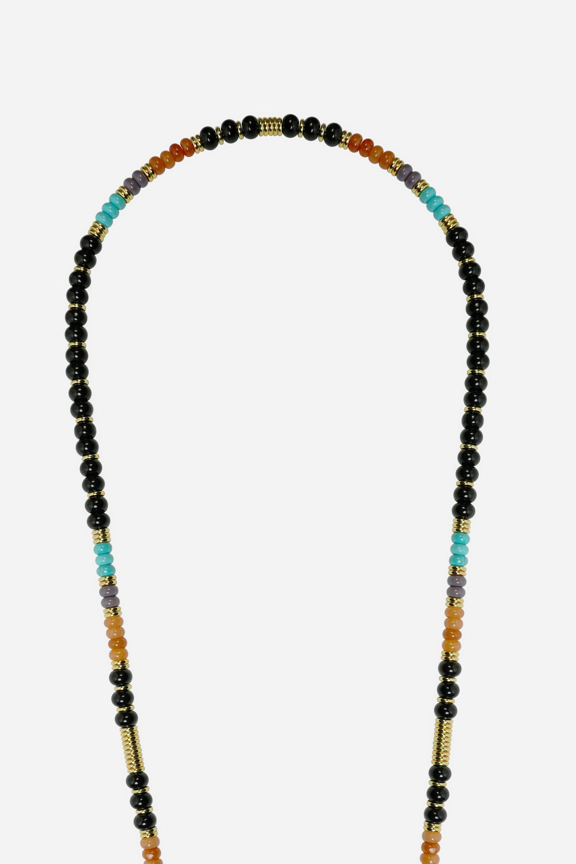 Chaine Longue Helene Noir 120 cm