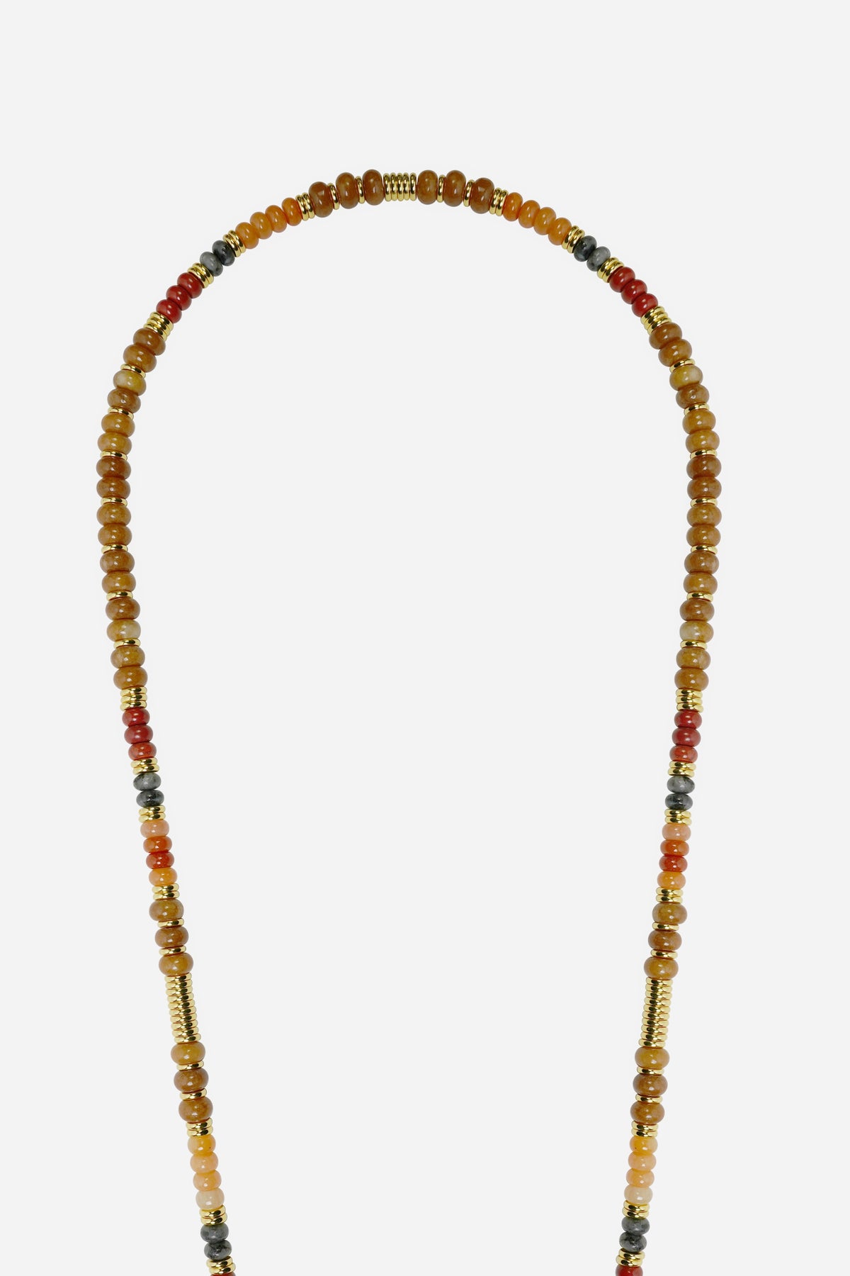 Chaine Longue Helene Marron 120 cm - 3