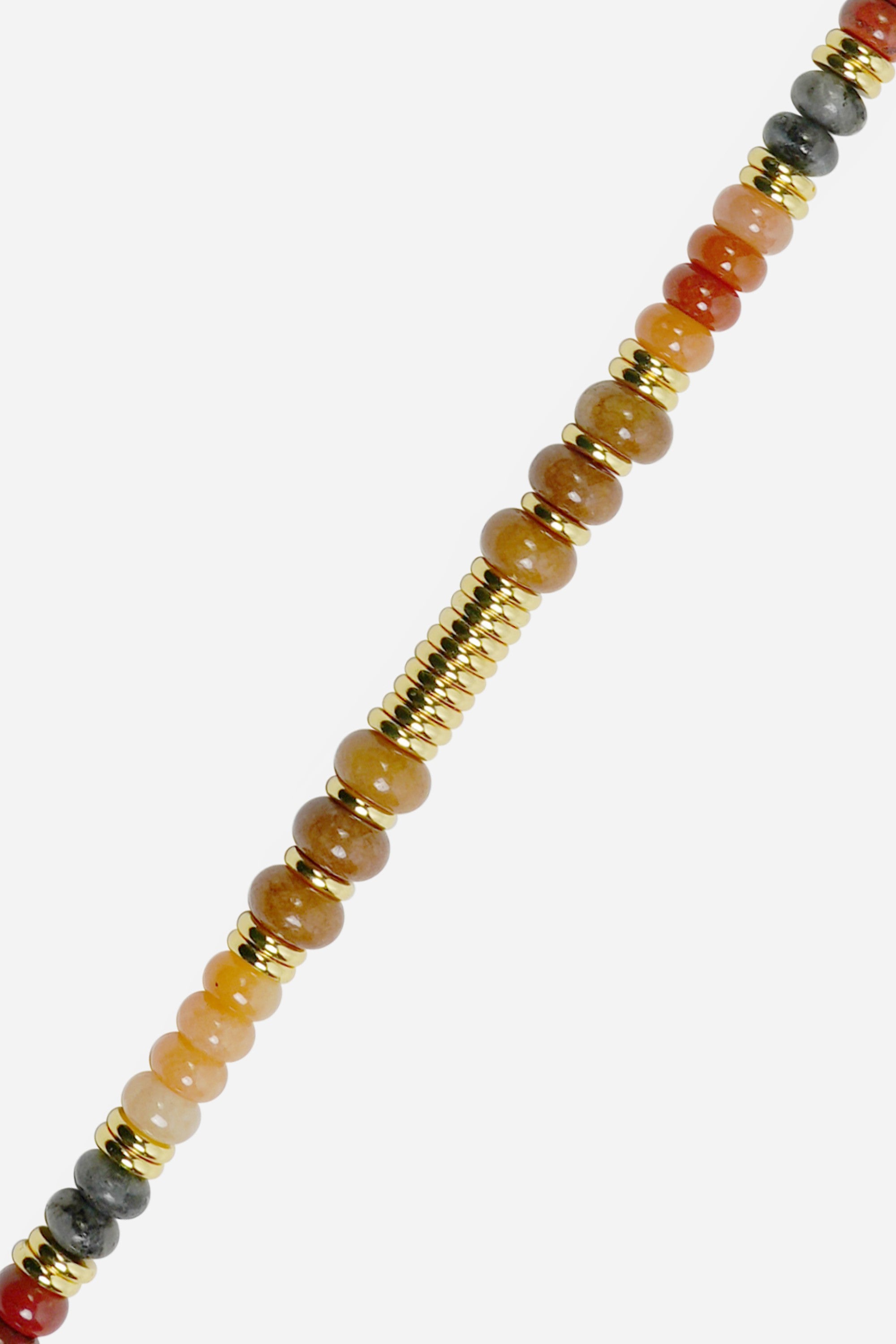 Chaine Longue Helene Marron 120 cm