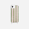 Coque Anneaux Imprimee Rayure Kaki