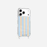 Coque Anneaux Imprimee Rayure Bleue - 3