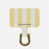 Adaptateur Personnalise Rayure Jaune Beige