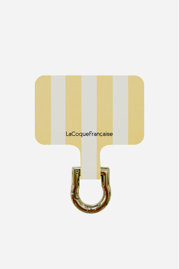 Adaptateur Personnalise Rayure Jaune Beige