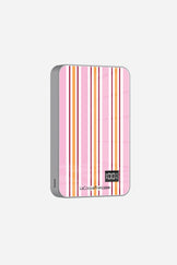 Batterie Magsafe Rayure Rose Rose 10 000 Mah