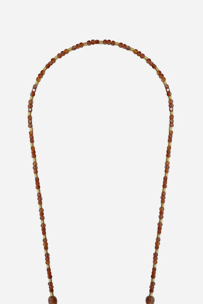 Chaine Longue Alda Marron 120 cm