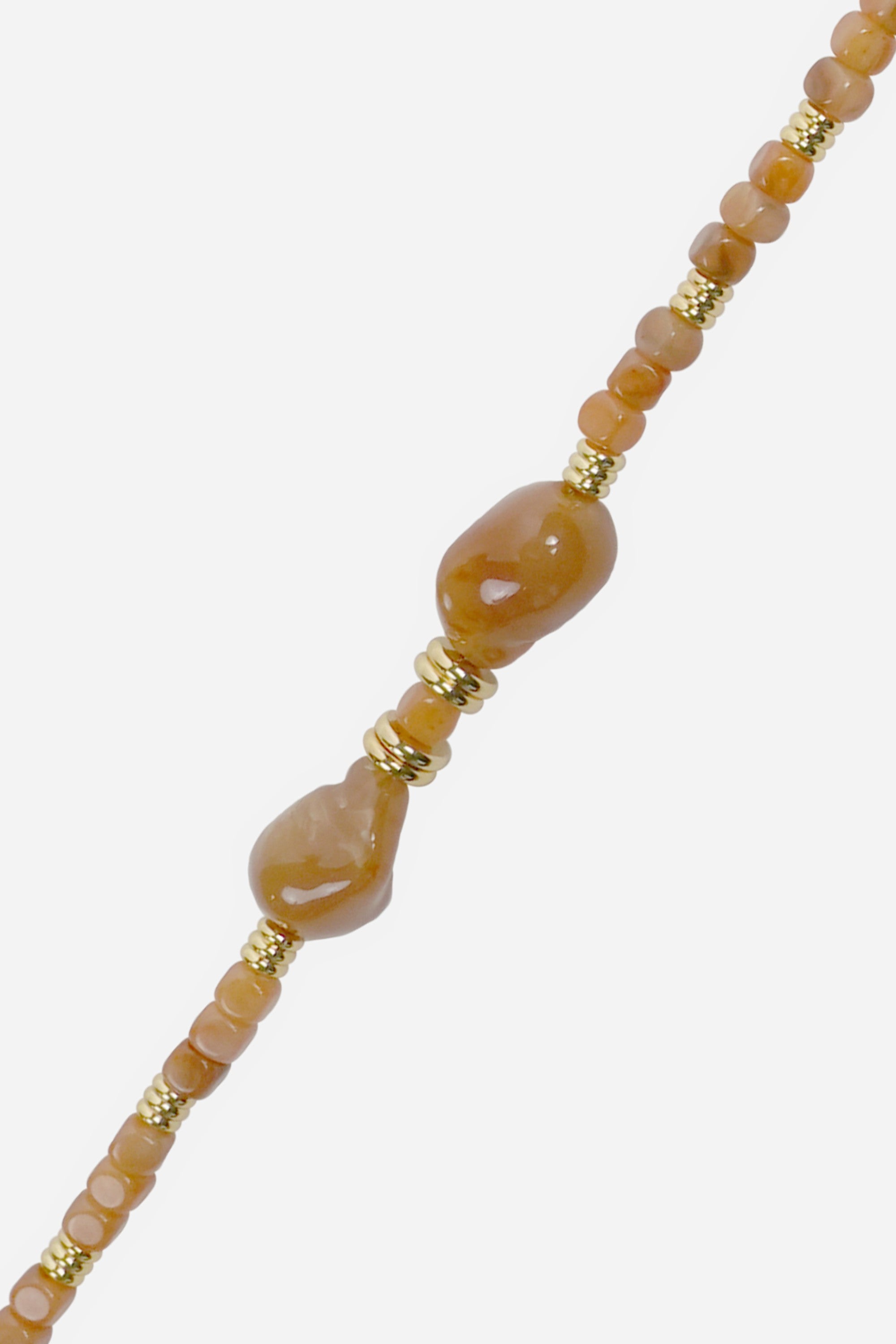 Chaine Longue Berta Camel 120 cm