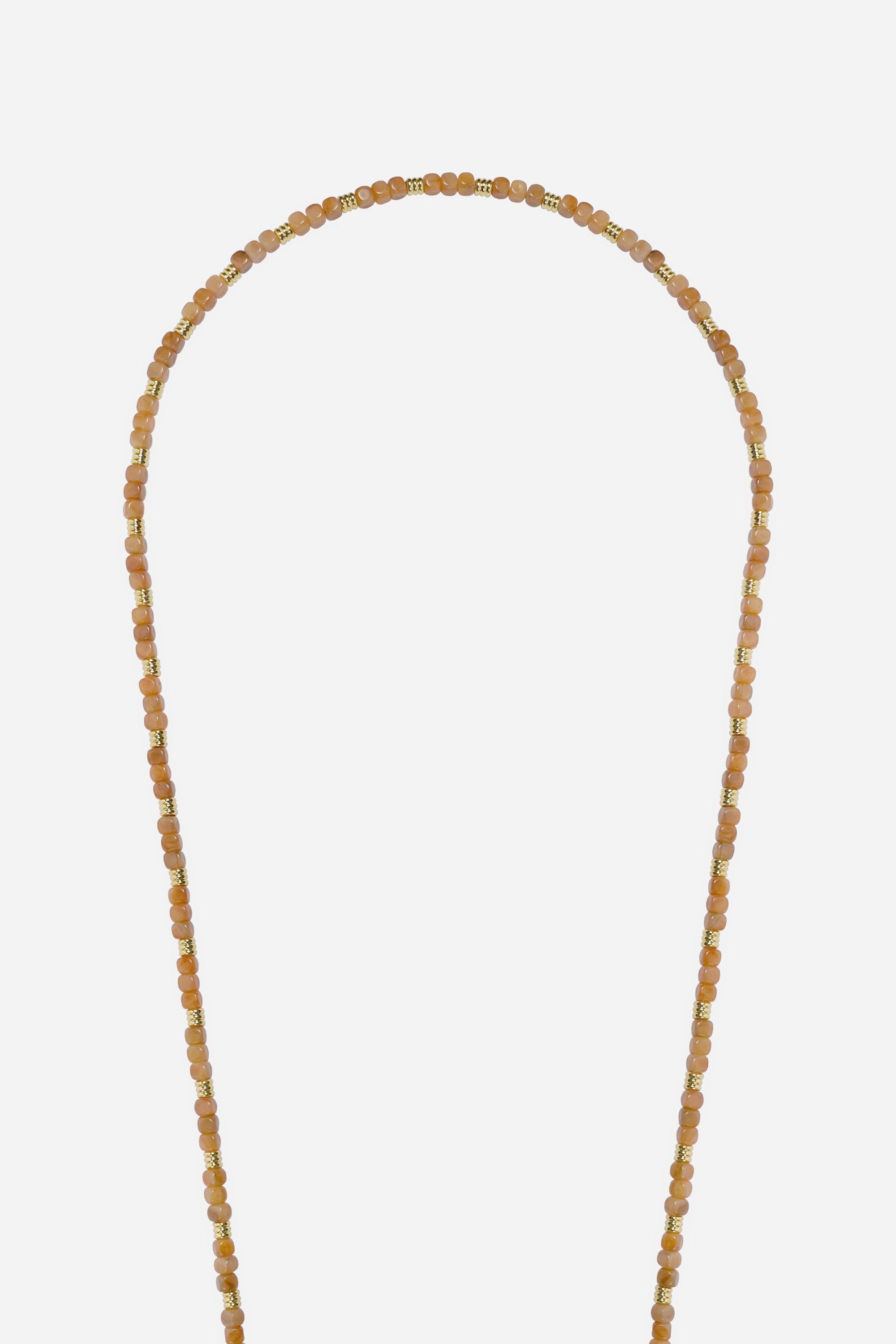 Chaine Longue Berta Camel 120 cm