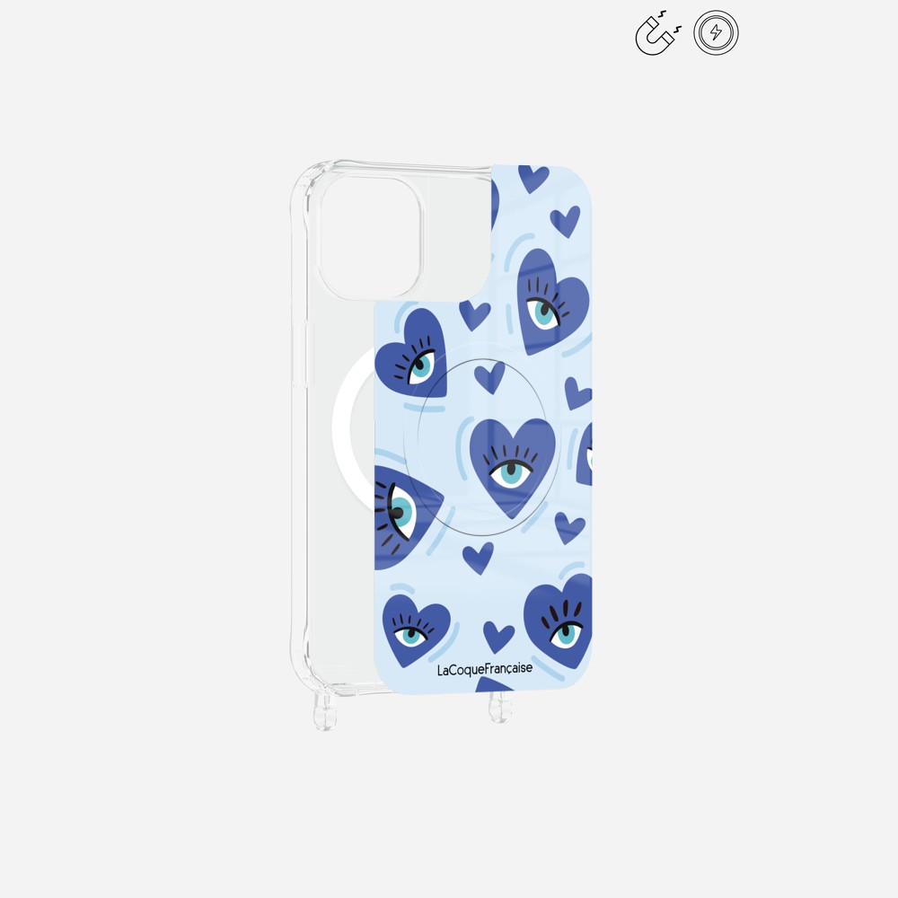 Plaque Magnetique Imprimee Yeux D'amour Bleu