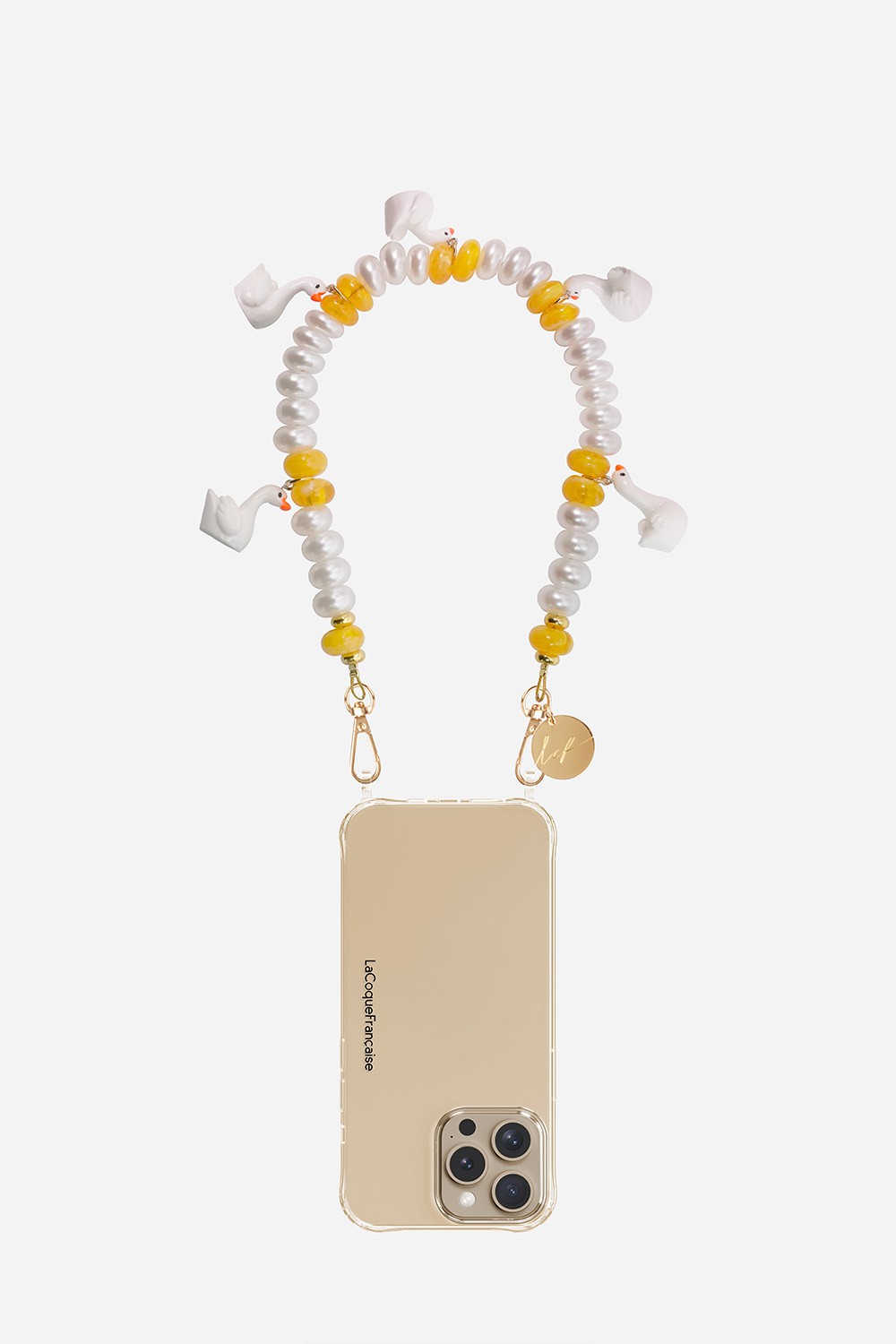 Chaine Courte Perle Blanc 40 cm
