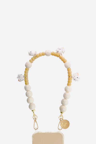 Chaine Courte Milka Beige 40 cm