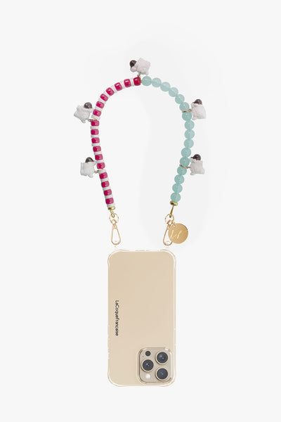 Chaine Courte Margot Bleu 40 cm