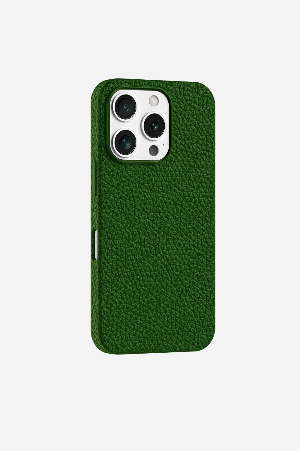 iPhone 15 Pro Green Leather Phone Case