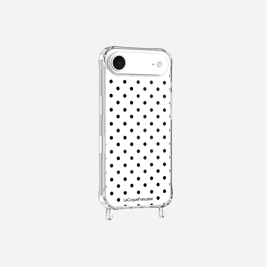Coque Anneaux Imprimee Pois Noir - 4