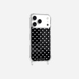 Coque Anneaux Imprimee Pois Blanc - 4