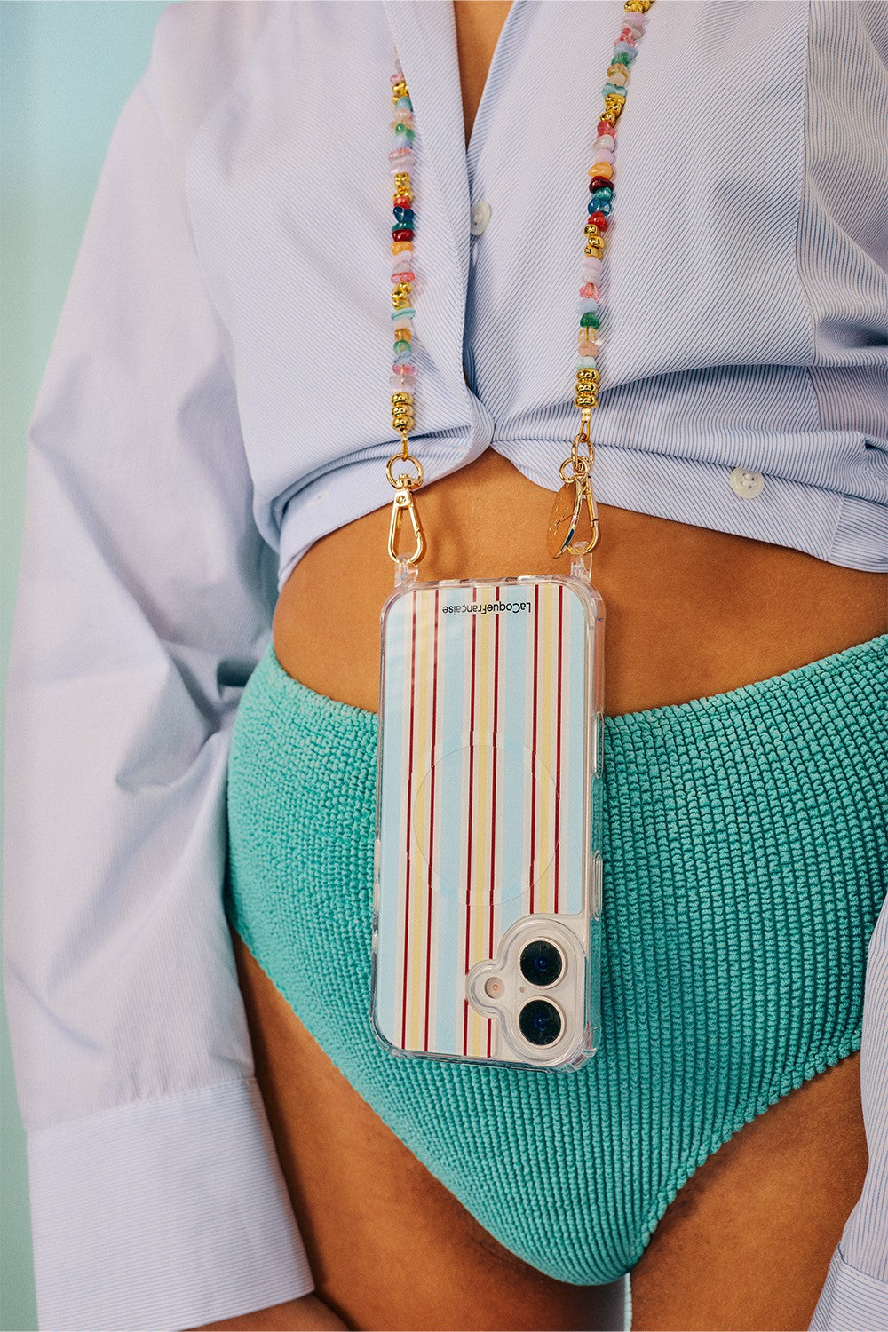 Chaine Longue Liviya Multicolore 120 cm