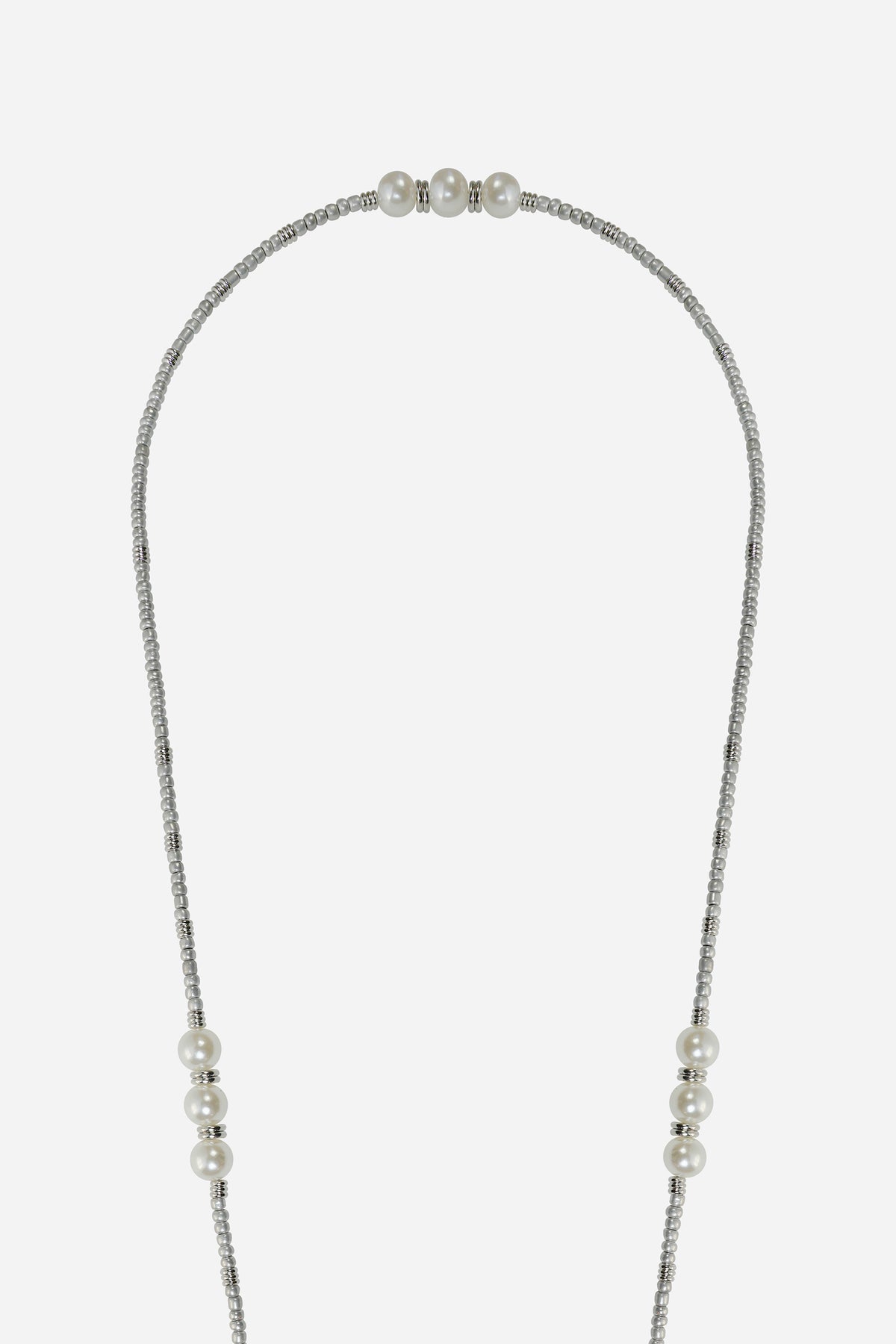 Chaine Longue Iris Argent 120 cm - 3