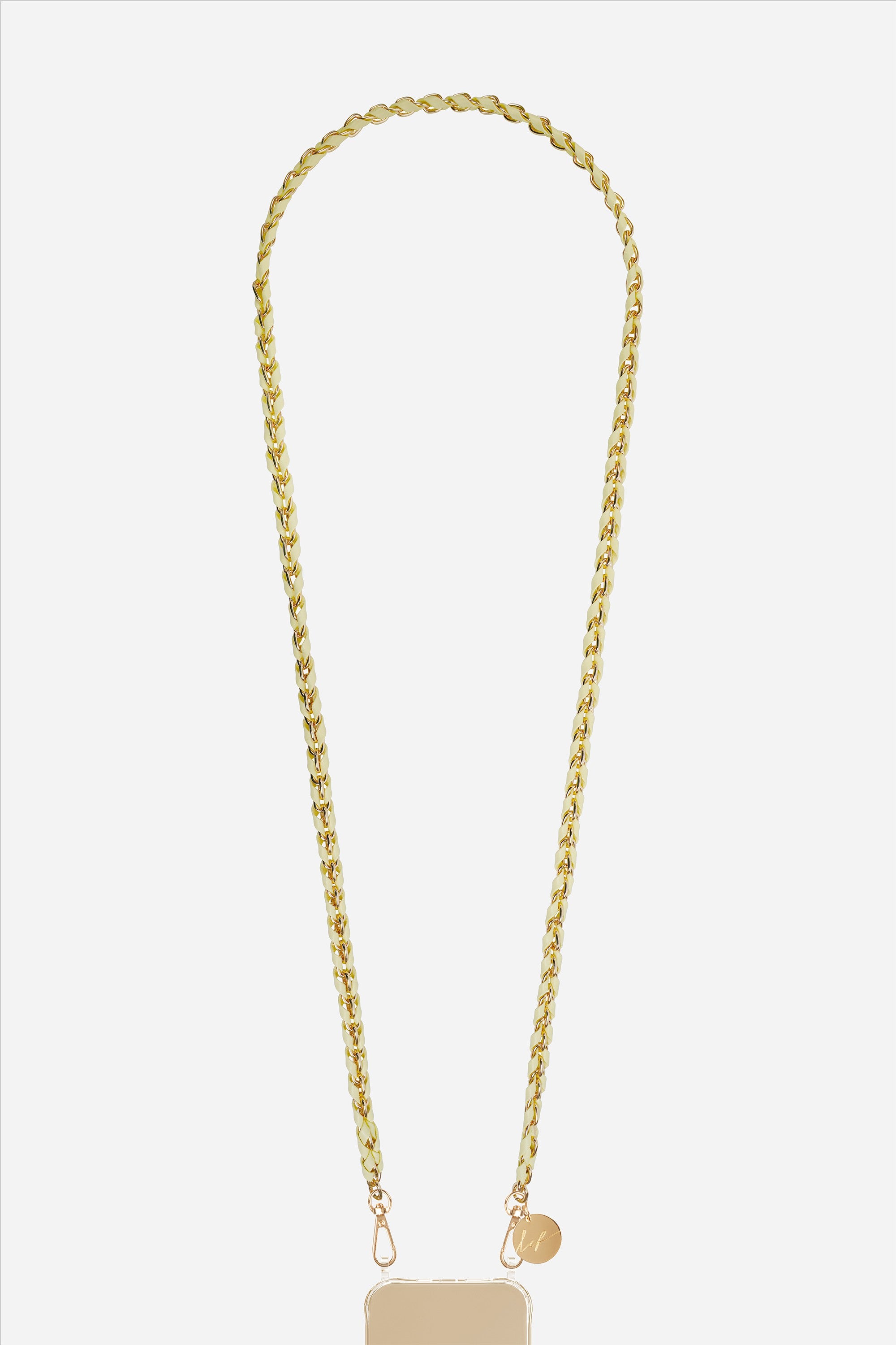 Chaine Longue Lou Jaune 120 cm