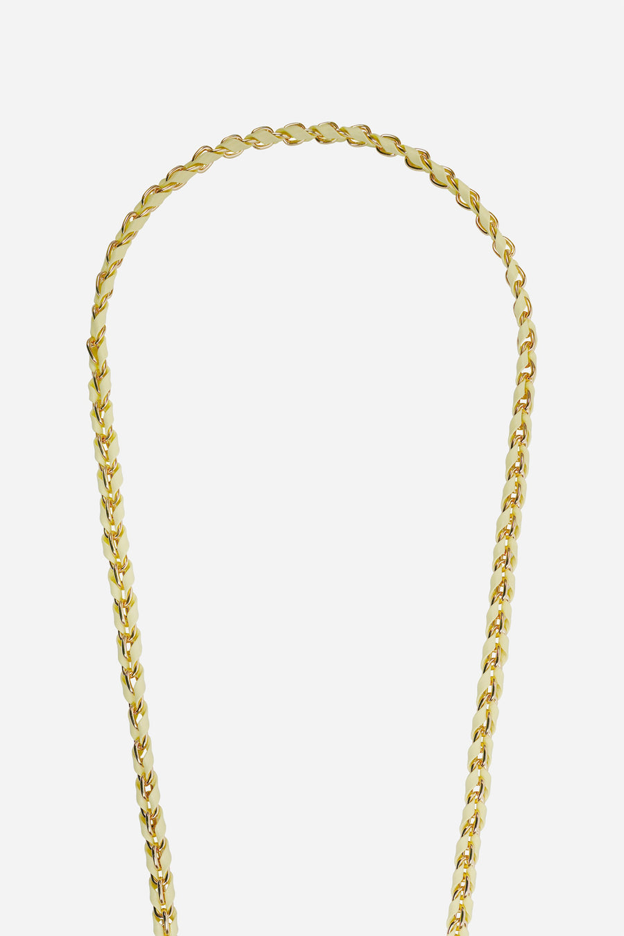 Chaine Longue Lou Jaune 120 cm - 4
