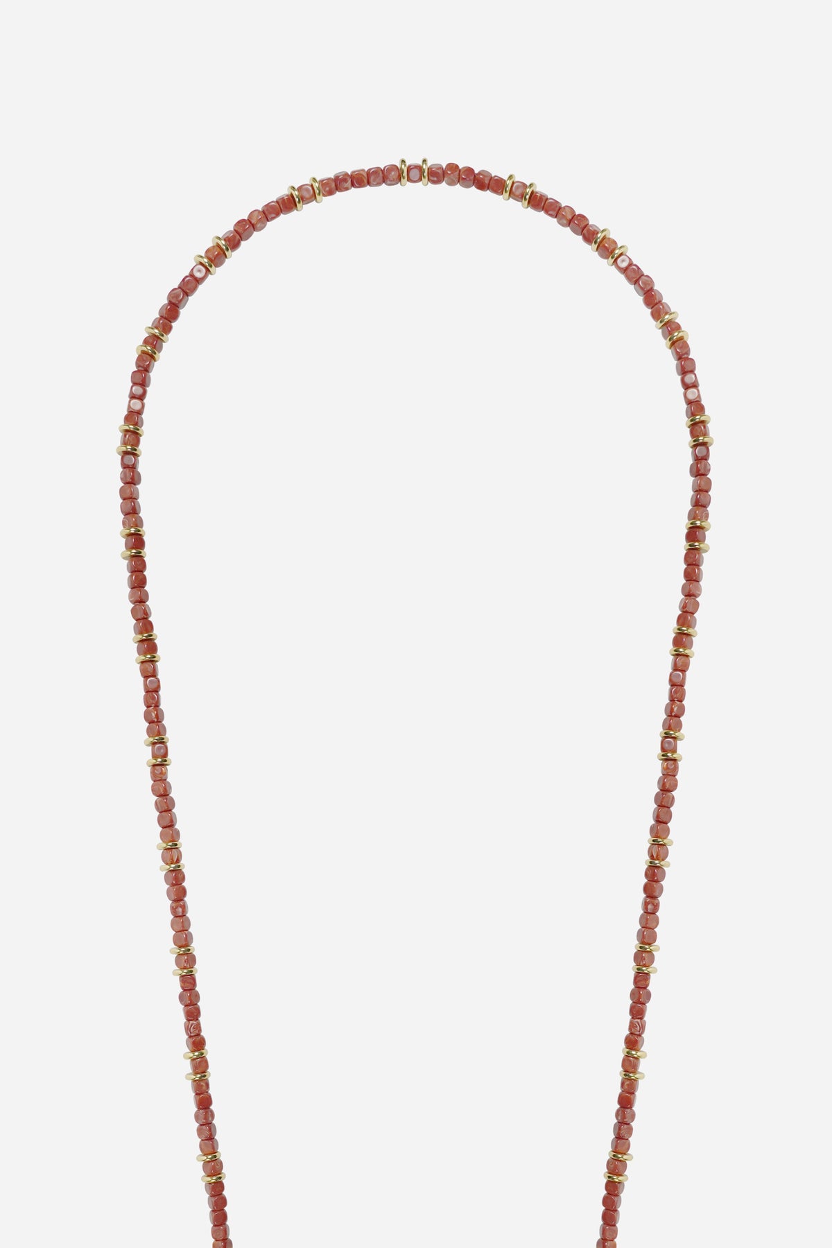 Chaine Longue Dalia Bordeaux 120 cm - 3