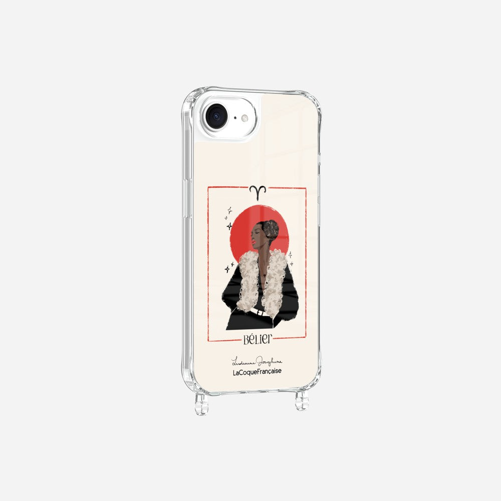 Coque LUDIVINE JOSEPHINE X LCF Anneaux Imprimee Belier