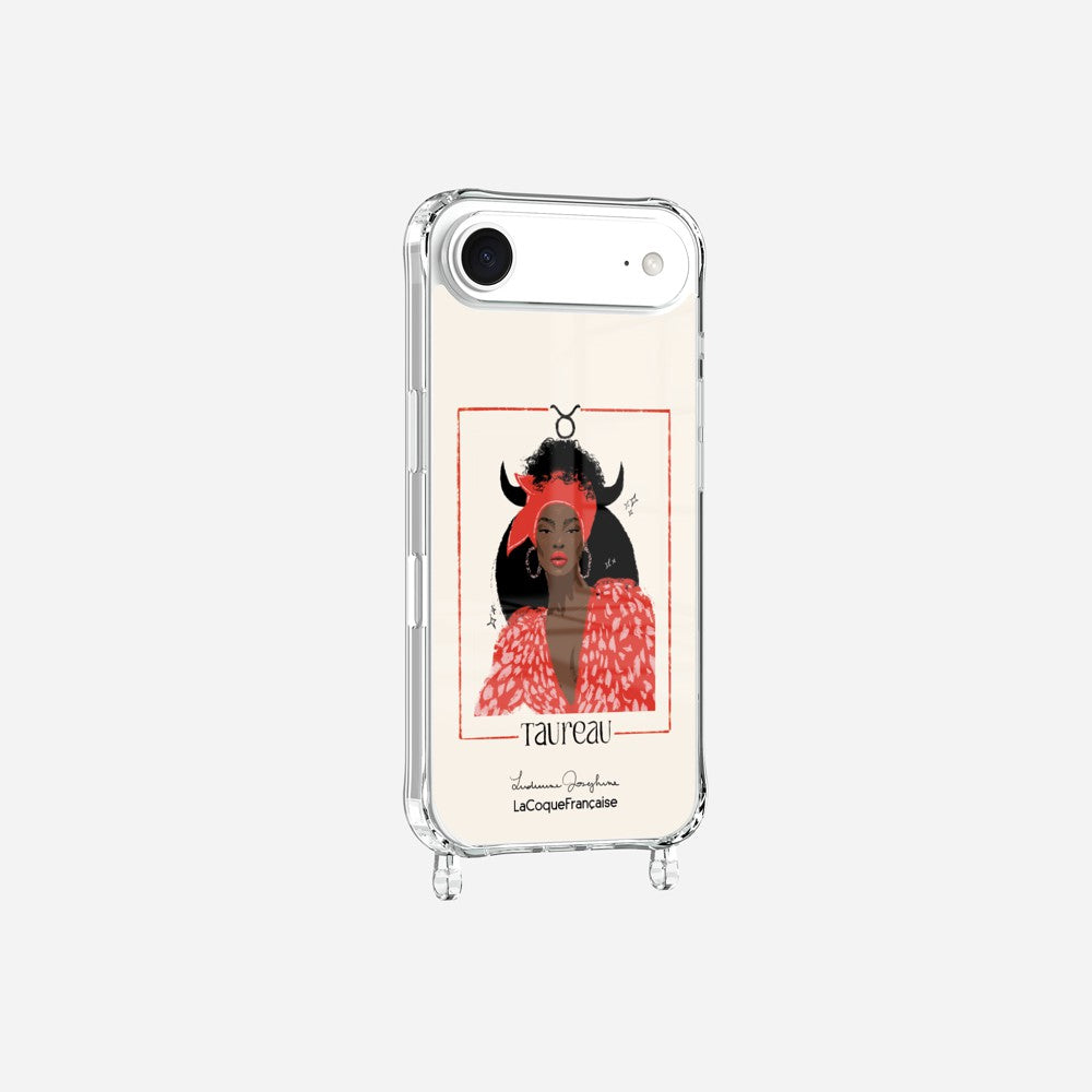 Coque LUDIVINE JOSEPHINE X LCF Anneaux Imprimee Taureau